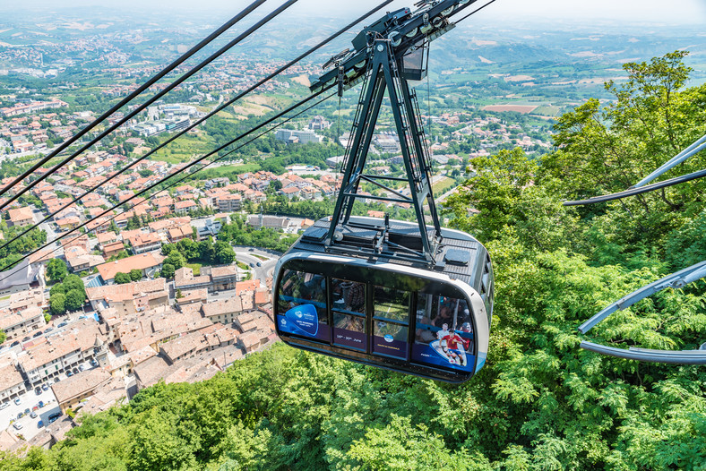 Funivia di San Marino, kolejka linowa