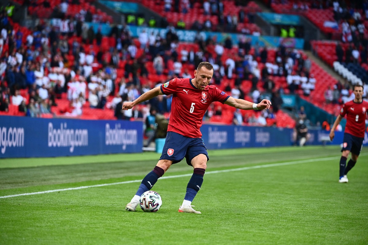 Piłkarz reprezentacji Czech Vladimir Coufal