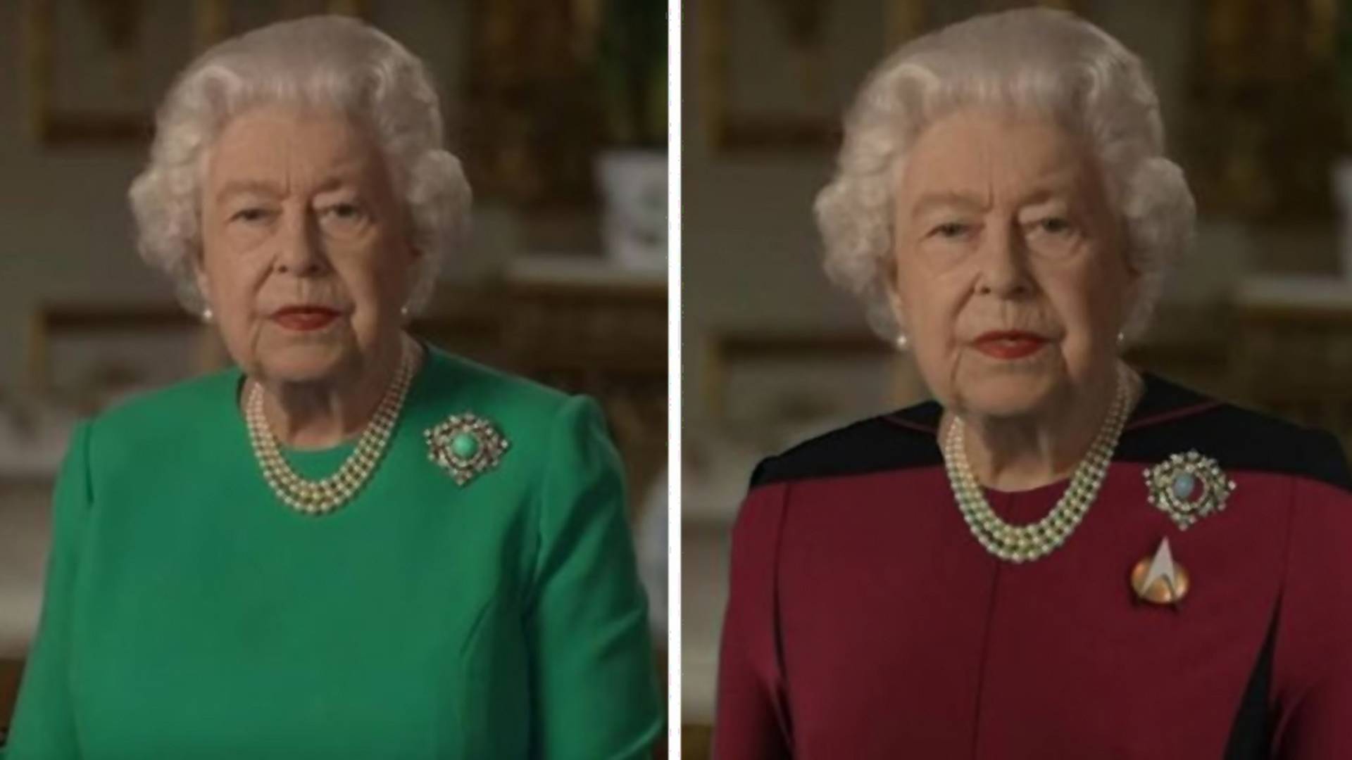 Britanska kraljica je obukla zelenu haljinu, i to je bilo dovoljno da počne photoshop ludnica