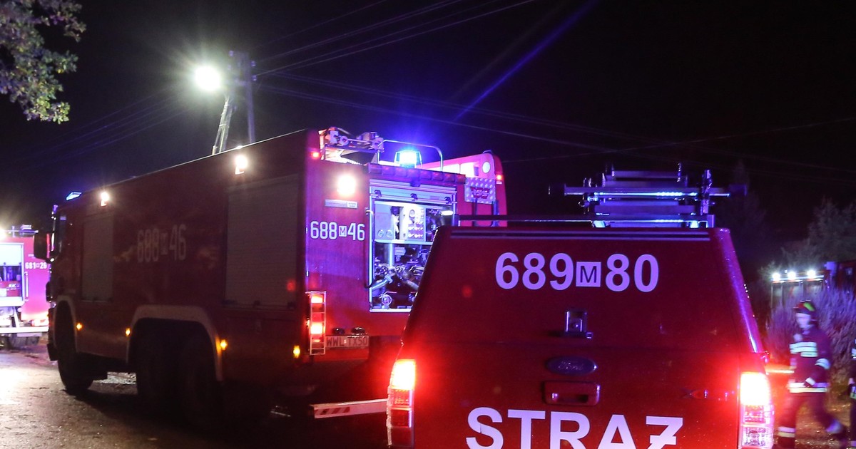 Ogień pojawił się w pokoju. Staruszka nie miała szans