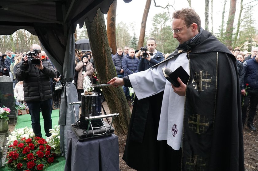 Poznań: pogrzeb zapaśnika Dominika Sikory