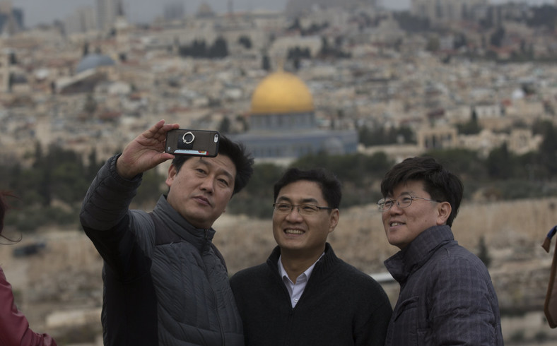 Turyści w Jerozolimie