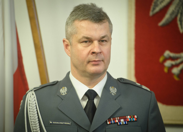 Szef policji Marek Działoszyński