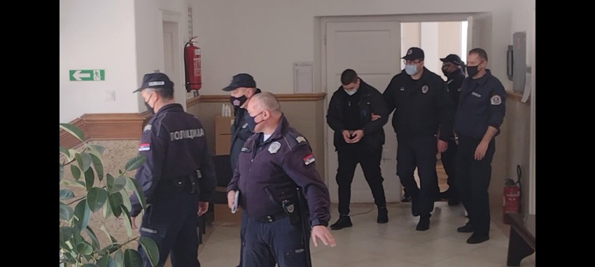 Vozača Nemanju Stamenkovića stražari izvode nakon suđenja