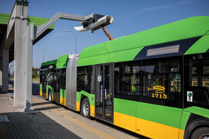 Autobus elektryczny, Poznań.