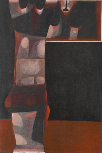 Jerzy Nowosielski / Akt z lustrem