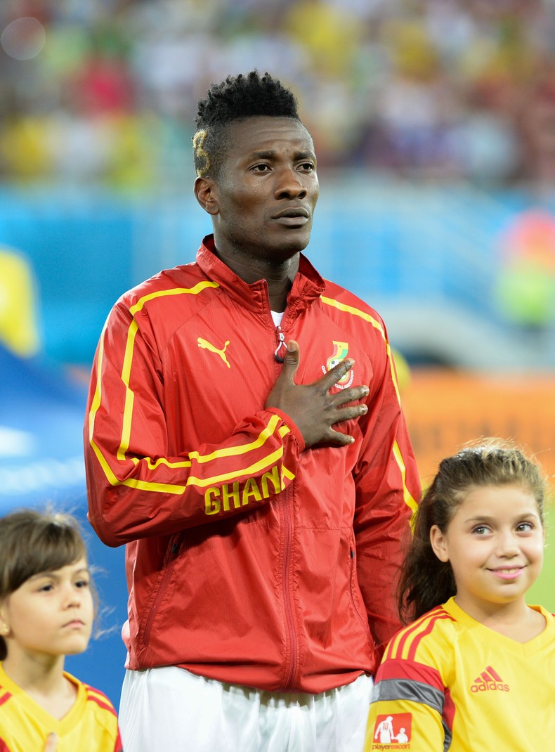 Gyan played in two AFCON finals with the Black Stars and lost both