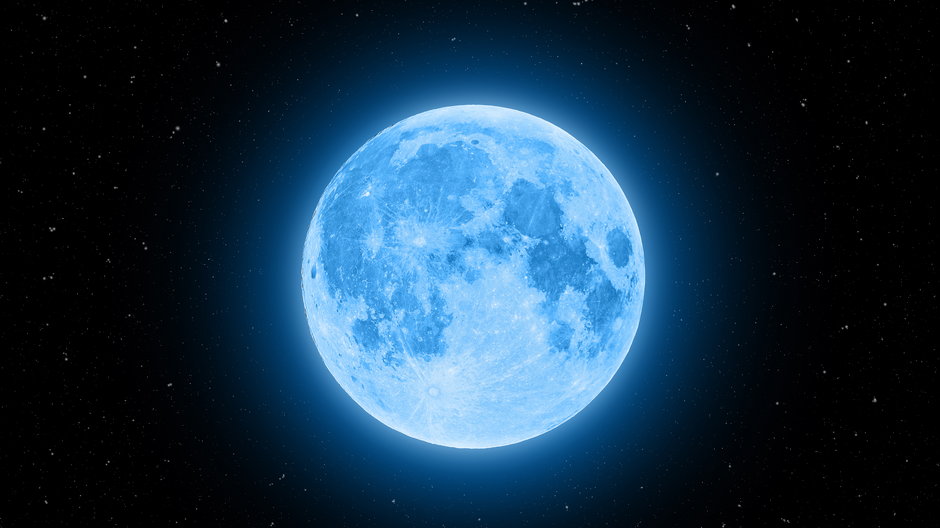 Niebieski Księżyc to zjawisko, które ma miejsce, gdy pełnia występuje dwa razy w tym samym miesiącu