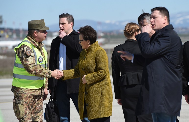 Premier Ewa Kopacz w Kosowie