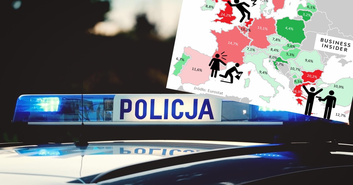 Polska jednym z najbezpieczniejszych miejsc w Europie. Coraz gorzej w Wielkiej Brytanii i Szwecji