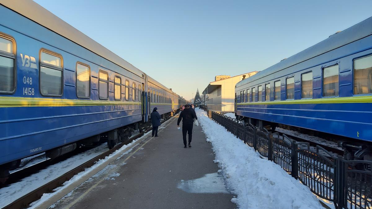 Pociągi na Ukrainie