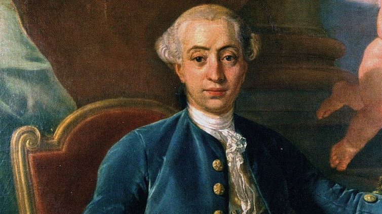 Giacomo Casanova, portret Antona Raphaela Mengsa, 1760