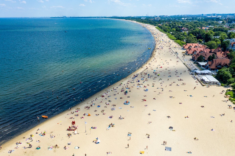 Plaża w Sopocie