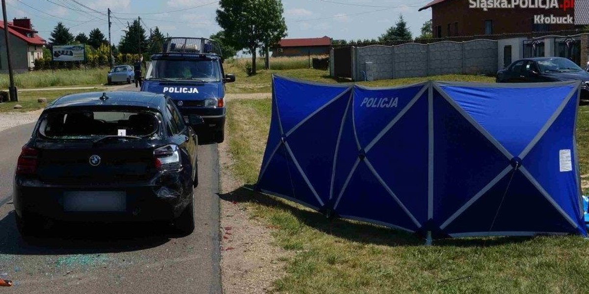 W Kłobucku zginął motorowerzysta