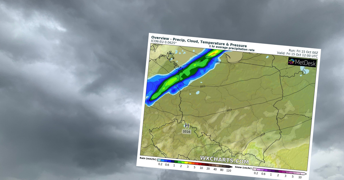Prognoza Pogody Na Piątek 15 Października Front Przyniesie Zmianę Pogody Wiadomości 8898