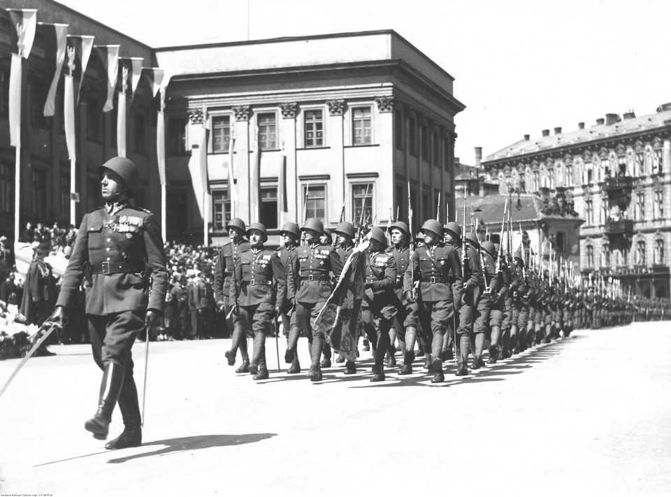 Uroczystości święta 3 Maja w Warszawie w 1937 roku
