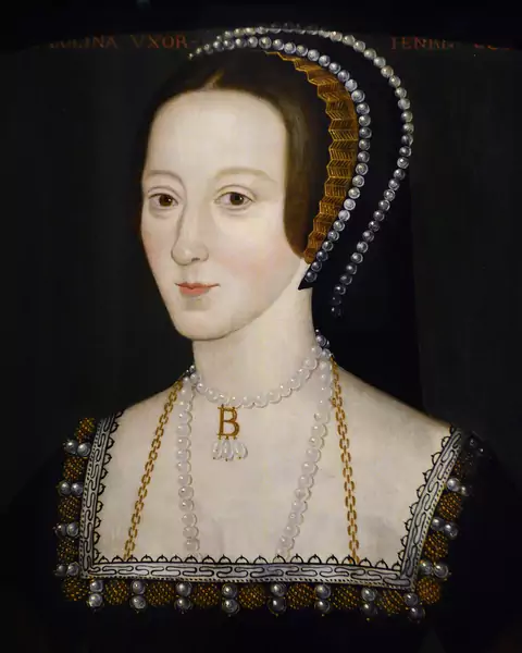 Portret Anny Boleyn z końca XVI wieku. Obecnie jest własnością National Potrait Gallery w Londynie / Zdjęcie: Robert Alexander / Getty Images