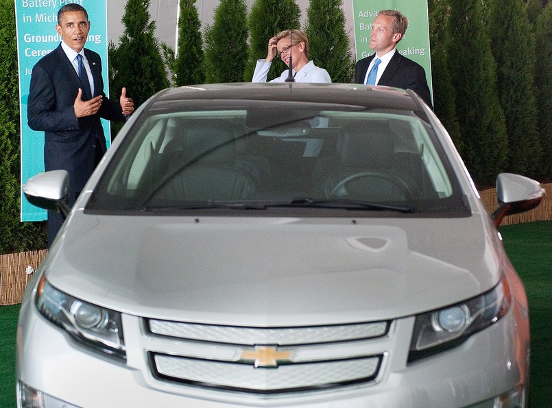 Tak Obama testował auto, któremu prądu nie zabraknie