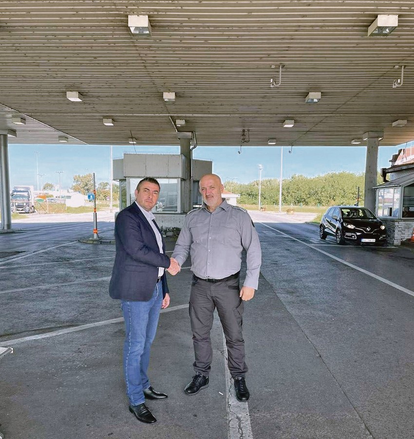 Robert Balko Mačai sa carinikom na GP Kelebija