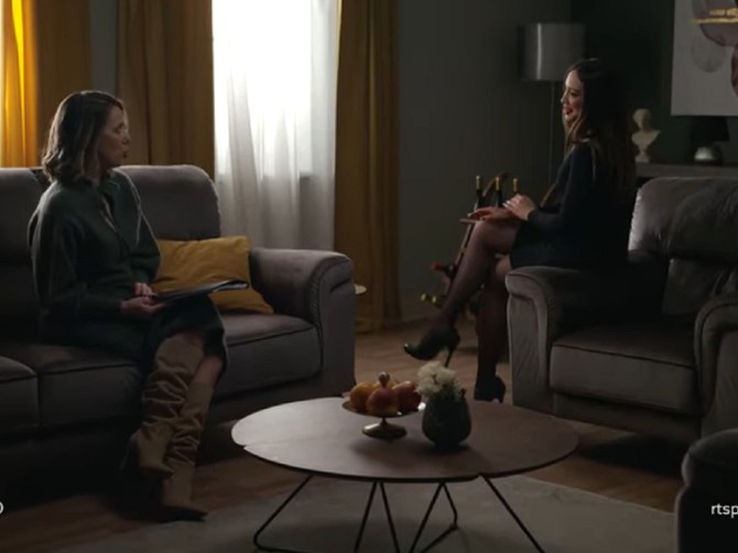 Milica Zarić i Đurđina Radić u seriji "Tajna vinove loze"