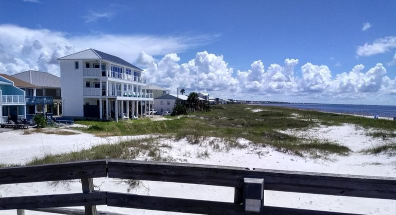 Sand Palace before Hurricane Michael.