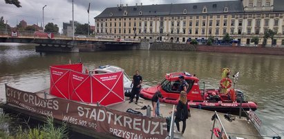 Wrocław. Ciało mężczyzny wyłowione przy mostach Pomorskich