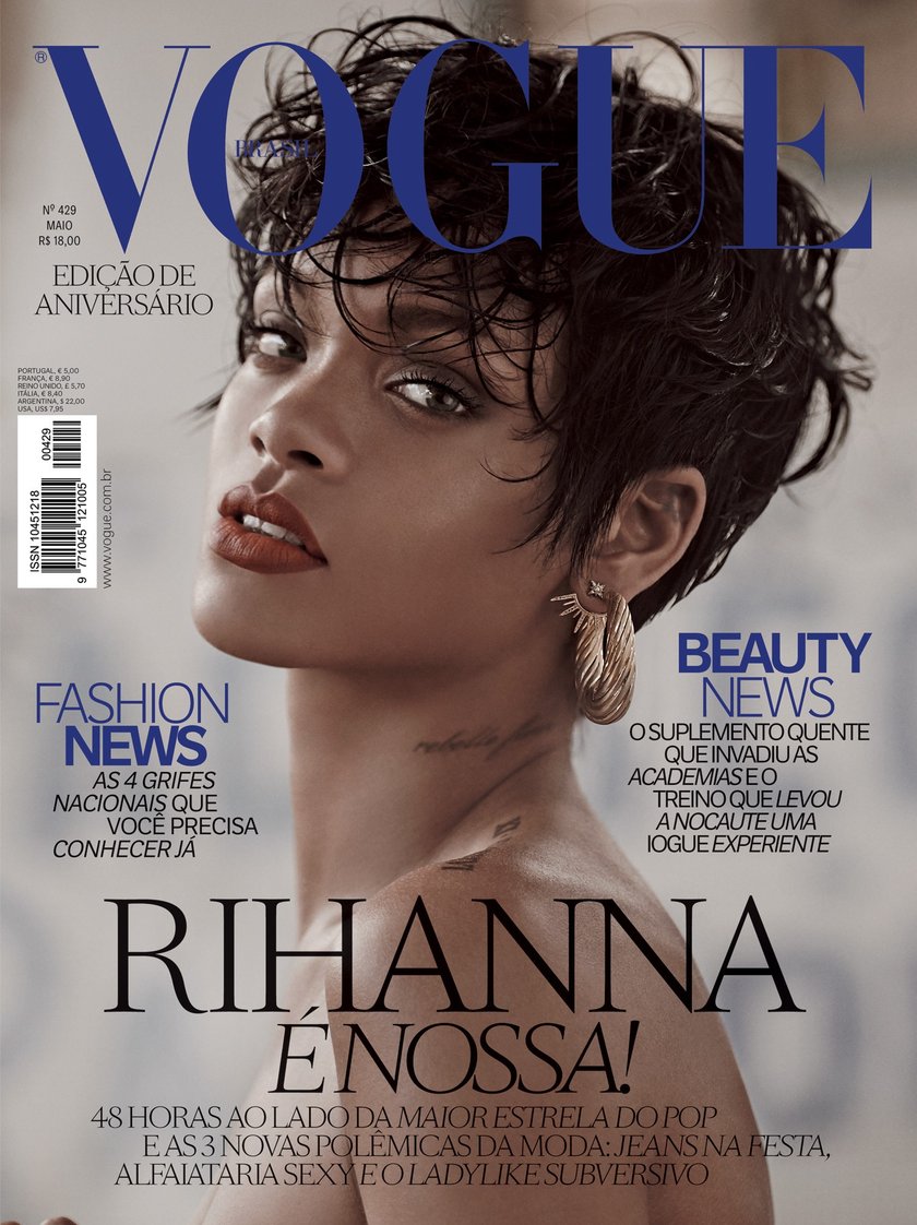 Półnaga Rihanna w sesji dla "Vogue'a"