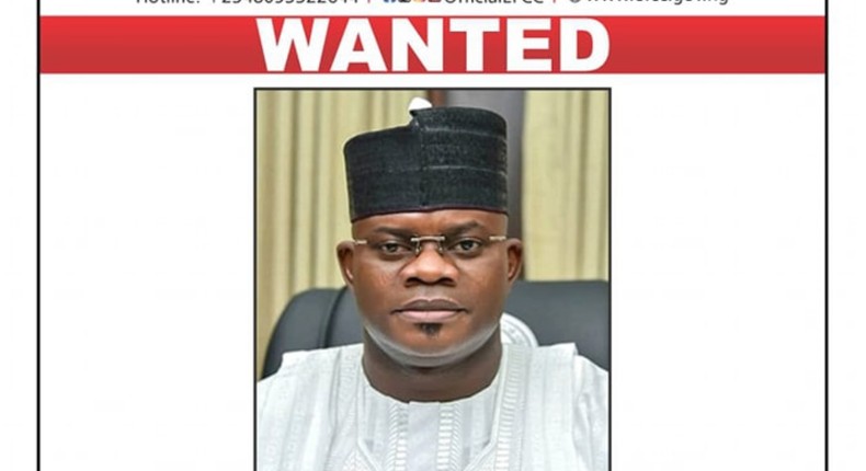 Yahaya Bello. [EFCC, Facebook]