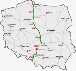 Budowa brakującego odcinka autostrady A1 zostanie przyspieszona. Jest decyzja rządu [MAPA]
