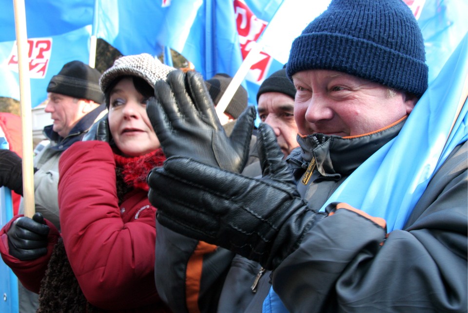 LUBLIN PIKIETA W OBRONIE CUKROWNI