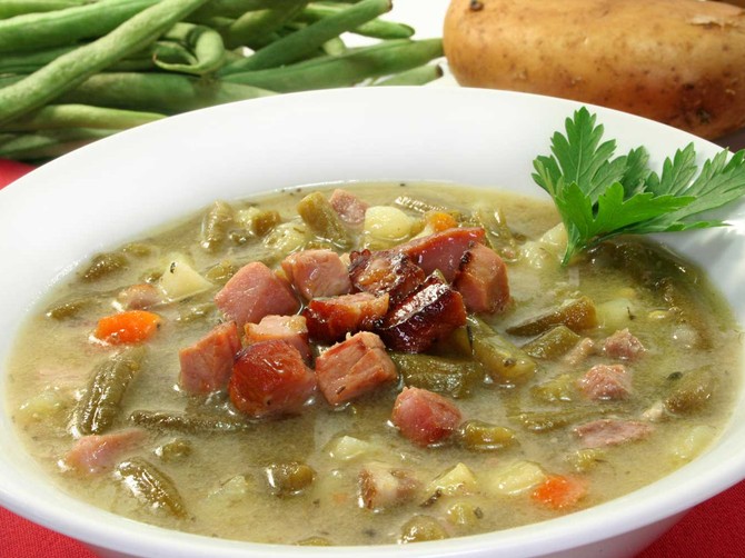 9656_stock-photo-bean-soup-with-roasted-bacon-and-lovage-shutterstock_53506309