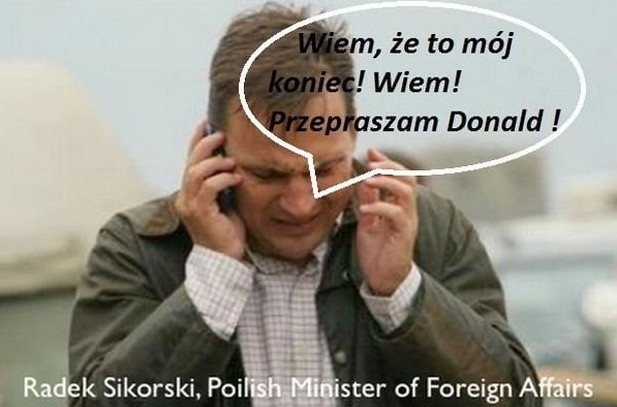 mem z Radosławem Sikorskim