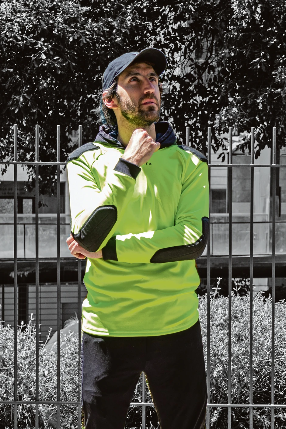 Dok trči, Stefan "crta nogama"