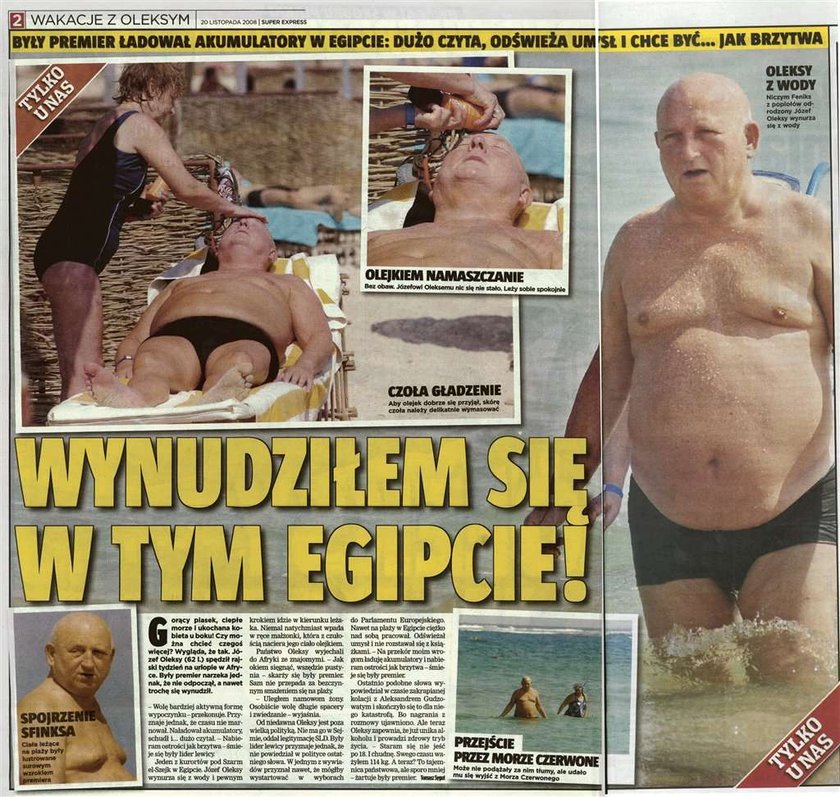 Oleksy na plaży