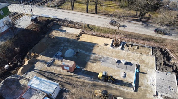 Leśnica - trwa budowa park and ride  