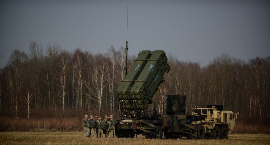 Pokaz sprzętu oraz uzbrojenia baterii Patriot odbył się, 21 bm. w Sochaczewie. 
<br><br>
(cat) PAP/Jakub Kamiński