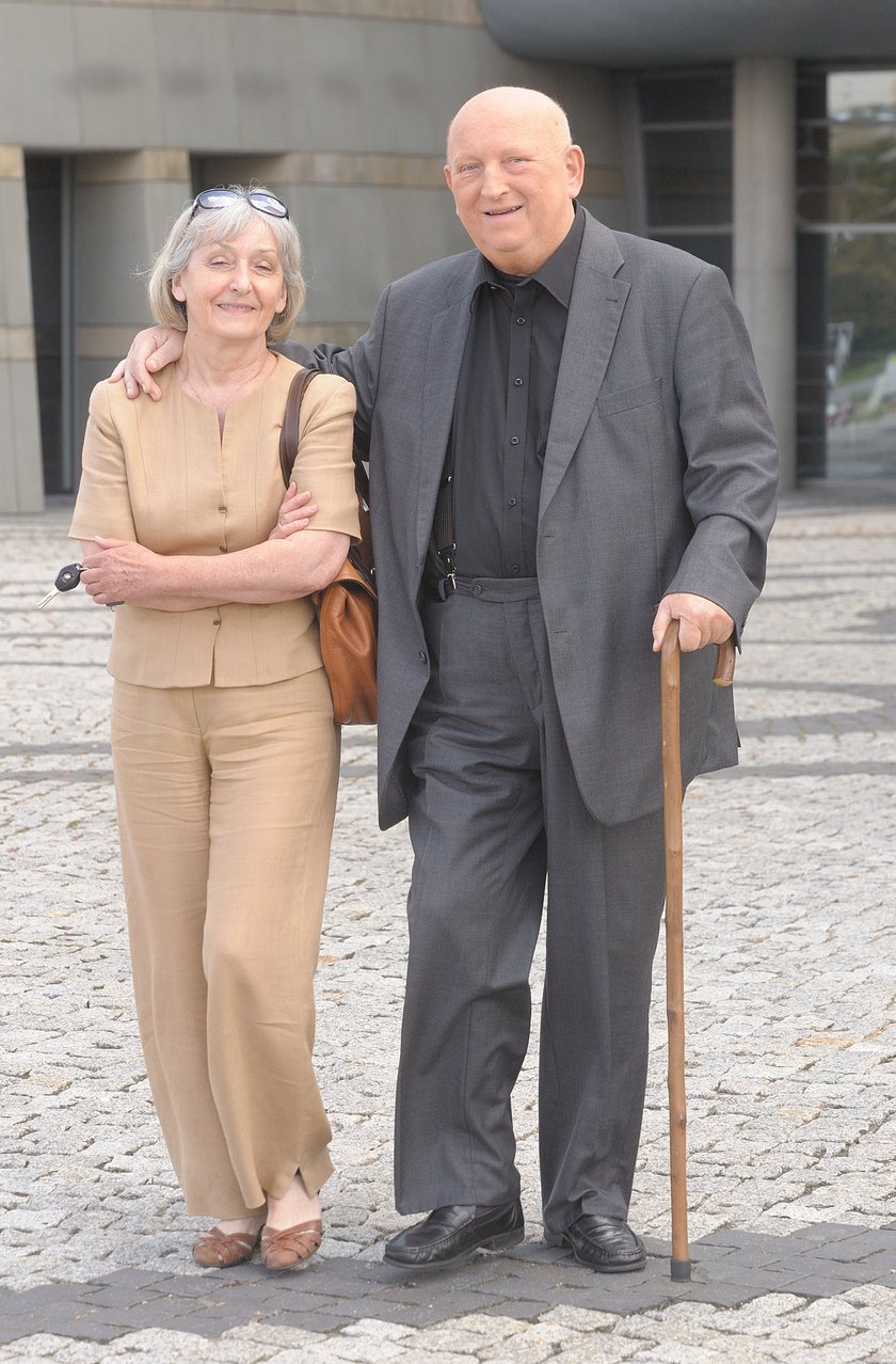 Józef Oleksy, były premier, marszałek sejmu i szef SLD z żoną Marią.