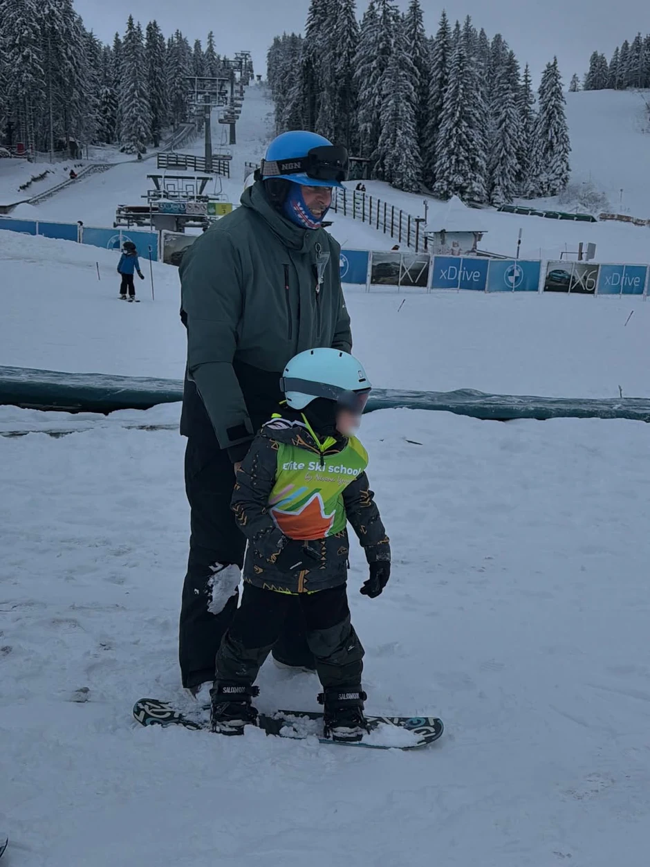 Seka i Veljko sa sinovima