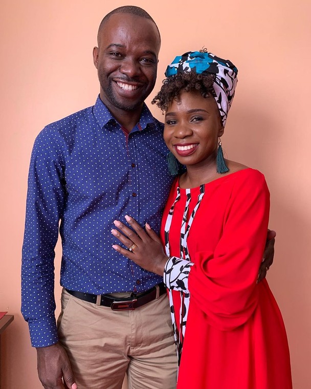 Evelyn and her husband Agundabweni Akweyu (Instagram) 