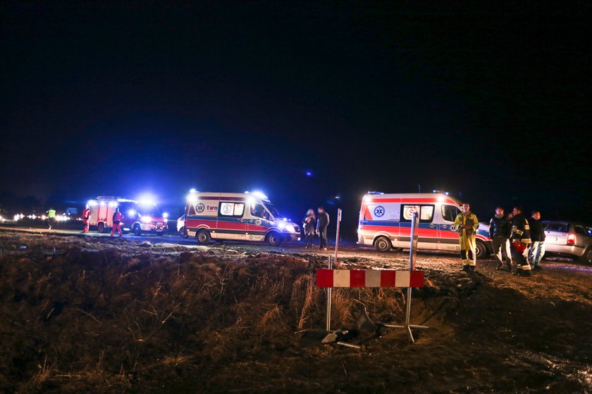 Wypadek po Zieloną Górą