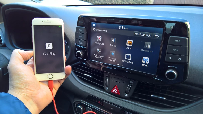 Hyundai I30 1.6 CRDI - tryb CarPlay