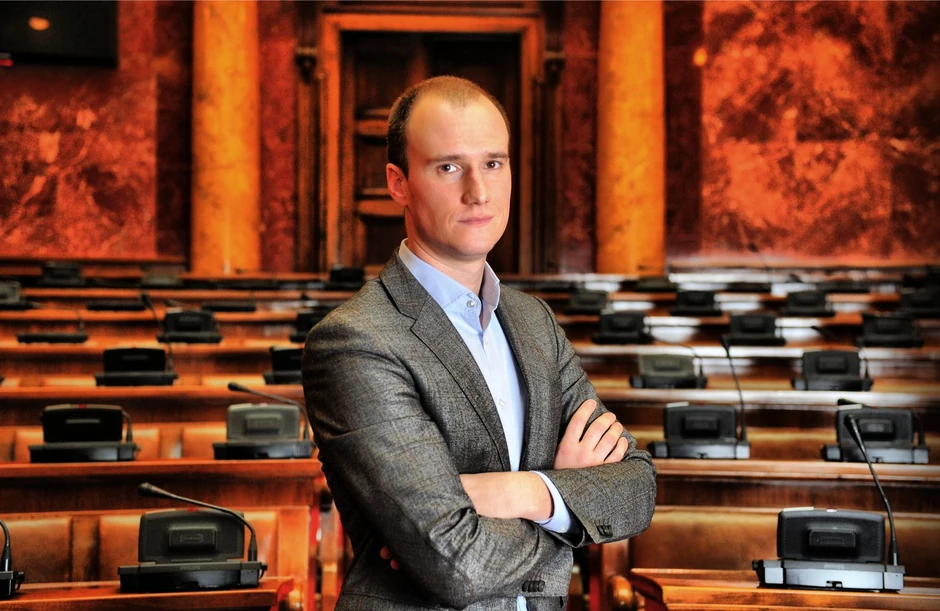 Balša Božovic, šef Beogradskog odbora DS