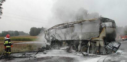 Licealiści spłonęli żywcem, bo kierowca miał padaczkę