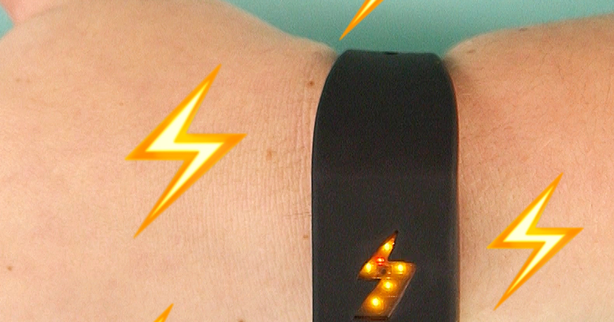 This electricshock bracelet helped me quit biting my nails Business