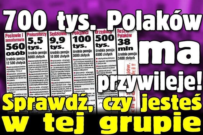 700 tys. Polaków ma przywileje! Sprawdź, czy jesteś w tej grupie