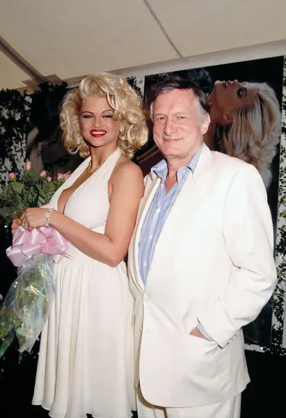 Anna Nicole Smith i Hugh Hefner Fot. 0000554/Reporter