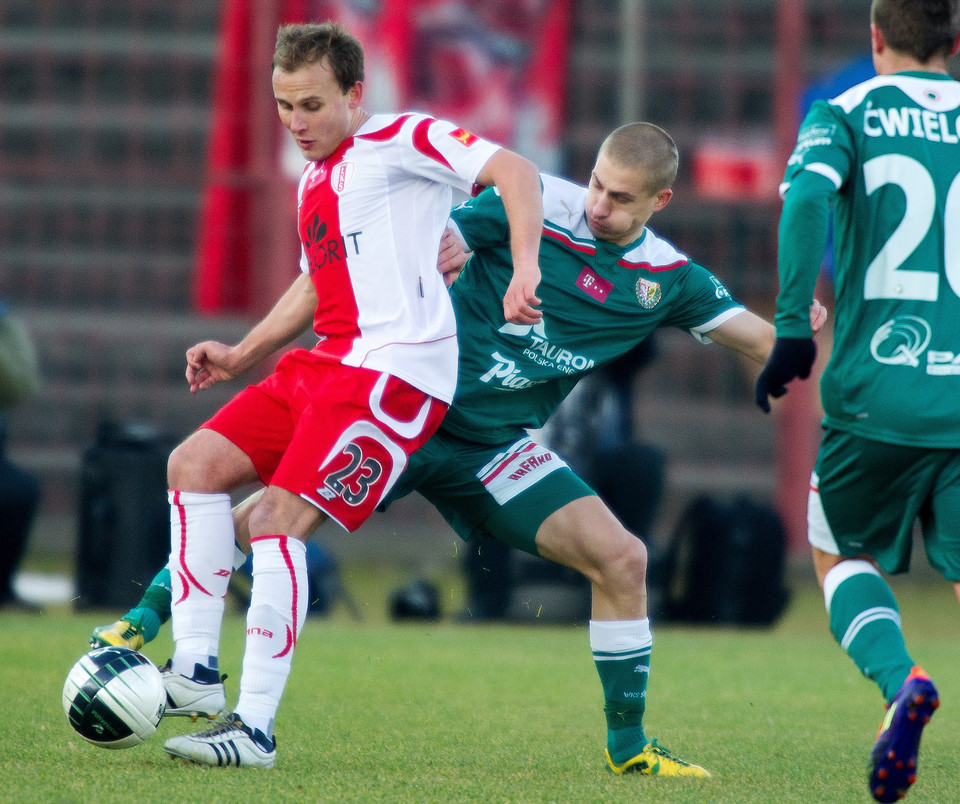 PIŁKA NOŻNA LIGA POLSKA ŁKS ŁÓDŹ ŚLĄSK WROCŁAW