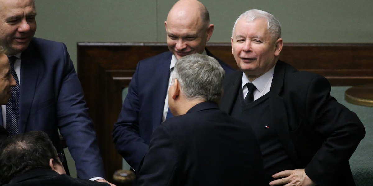 Jarosław Kaczyński miał oddzielny opłatek