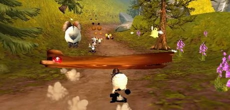 Screen z gry "Champion Sheep Rally"