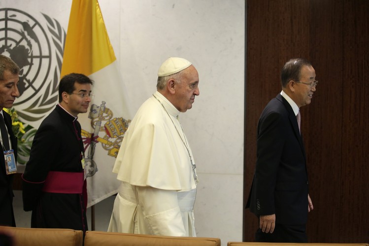 Papież Franciszek w siedzibie ONZ w Nowym Jorku